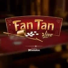 Official Live Dealer logo: Fan Tan by Evolution at 1win Casino