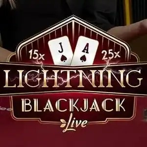 Lightning Blackjack game by Evolution – logo hosted on 1win Casino