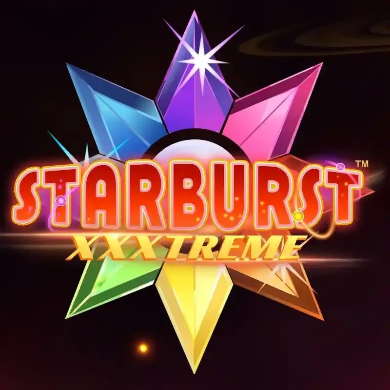 Starburst XXXtreme slot logo by NetEnt at 1win Casino